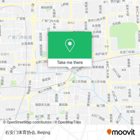 右安门体育协会 map