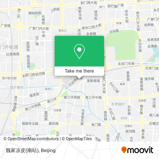 魏家凉皮(南站) map
