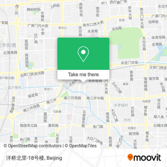 洋桥北里-18号楼 map
