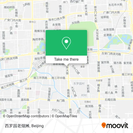 西罗园老烟摊 map