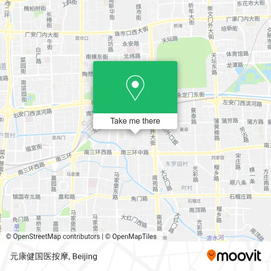 元康健国医按摩 map