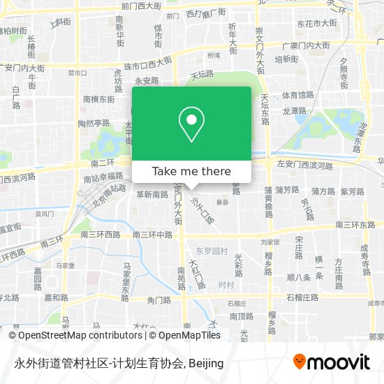 永外街道管村社区-计划生育协会 map
