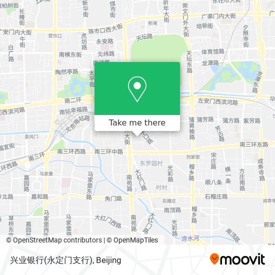 兴业银行(永定门支行) map