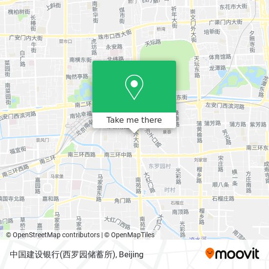 中国建设银行(西罗园储蓄所) map