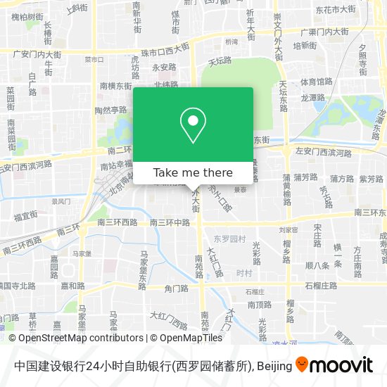 中国建设银行24小时自助银行(西罗园储蓄所) map