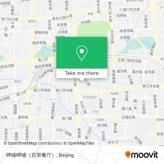 呷哺呷哺（百荣餐厅） map