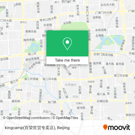 kingcamp(百荣世贸专卖店) map