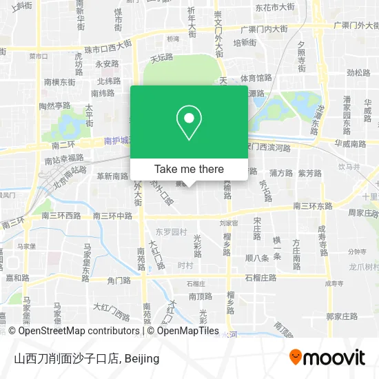 山西刀削面沙子口店 map