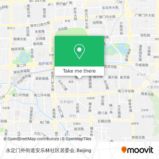 永定门外街道安乐林社区居委会 map