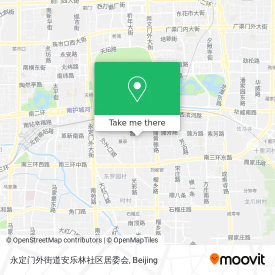永定门外街道安乐林社区居委会 map