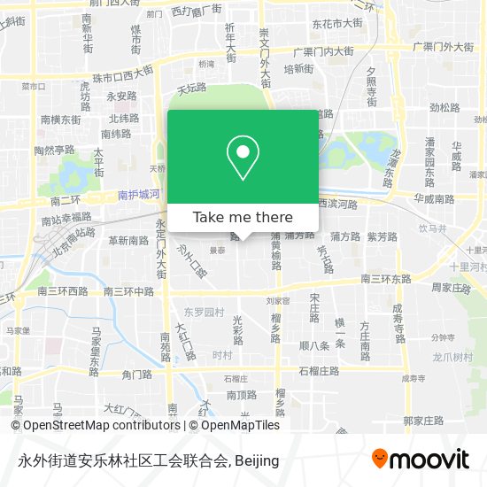 永外街道安乐林社区工会联合会 map