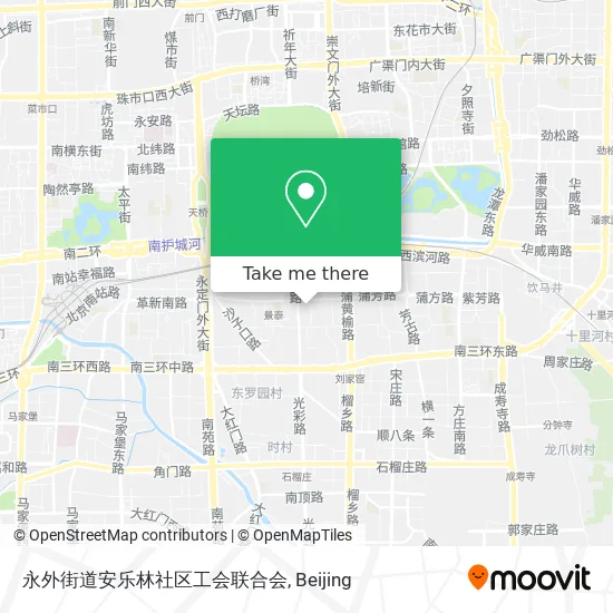永外街道安乐林社区工会联合会 map