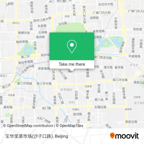 宝华里菜市场(沙子口路) map