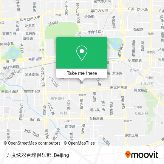 力度炫彩台球俱乐部 map