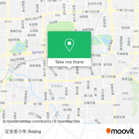 定安里小学 map
