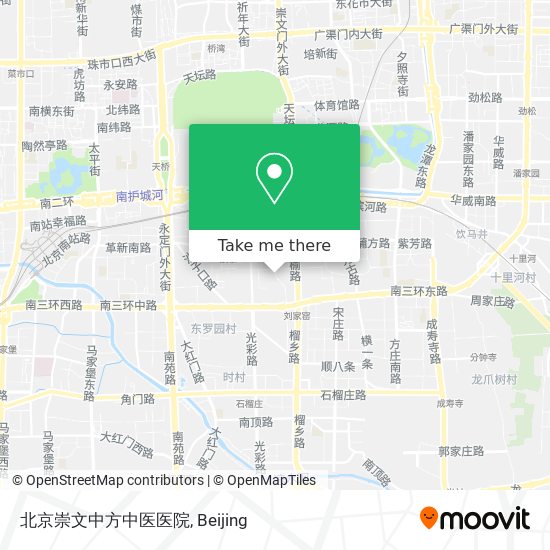 北京崇文中方中医医院 map