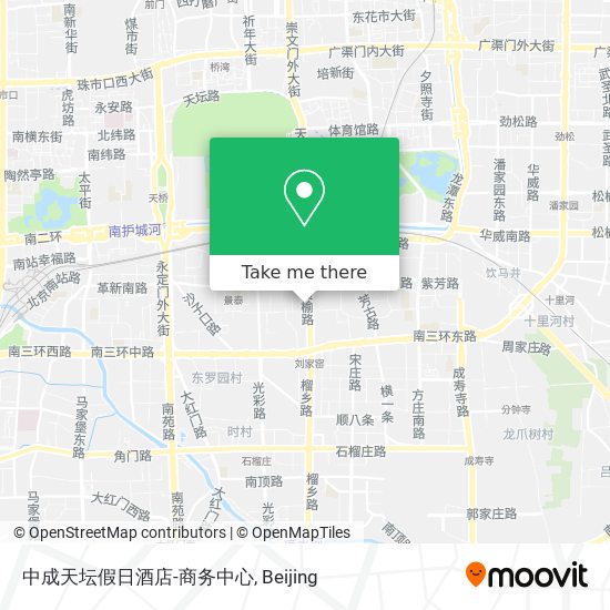 中成天坛假日酒店-商务中心 map