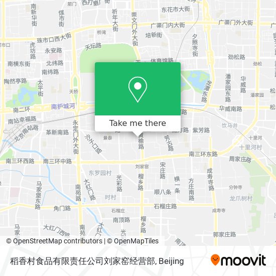 稻香村食品有限责任公司刘家窑经营部 map