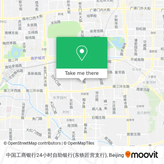 中国工商银行24小时自助银行(东铁匠营支行) map