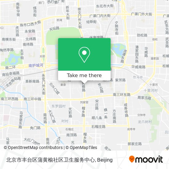 北京市丰台区蒲黄榆社区卫生服务中心 map