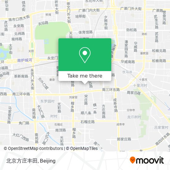北京方庄丰田 map