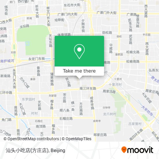汕头小吃店(方庄店) map