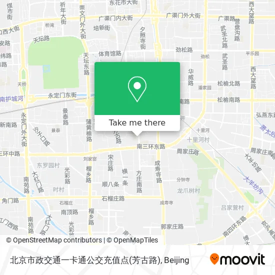 北京市政交通一卡通公交充值点(芳古路) map