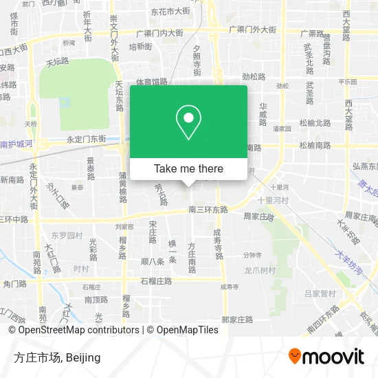 方庄市场 map