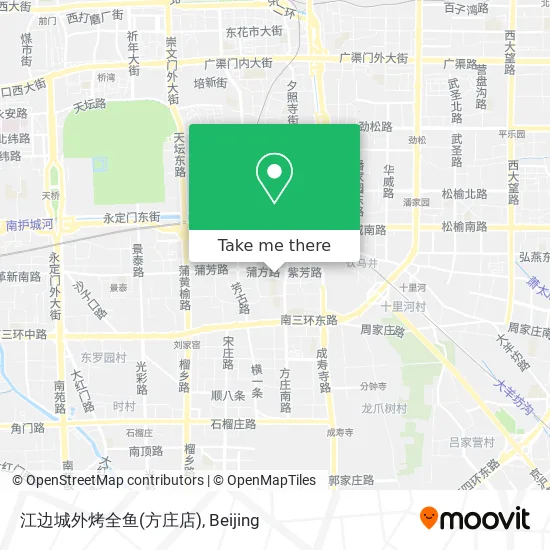 江边城外烤全鱼(方庄店) map