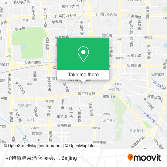 好特热温泉酒店-宴会厅 map