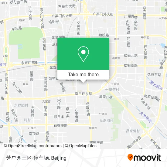 芳星园三区-停车场 map