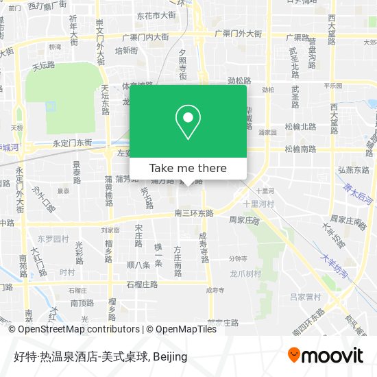 好特·热温泉酒店-美式桌球 map