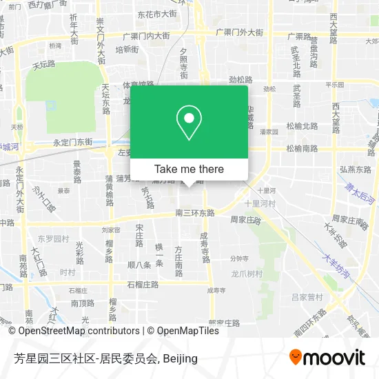 芳星园三区社区-居民委员会 map