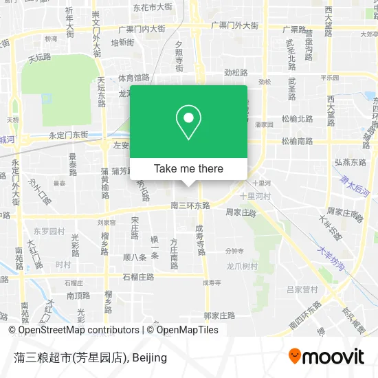 蒲三粮超市(芳星园店) map