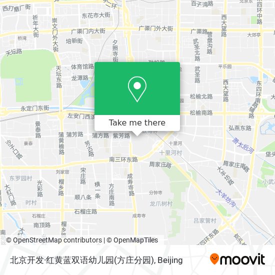北京开发·红黄蓝双语幼儿园(方庄分园) map