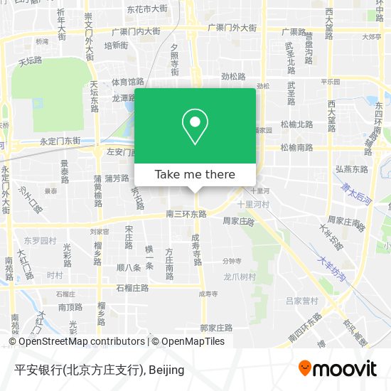 平安银行(北京方庄支行) map
