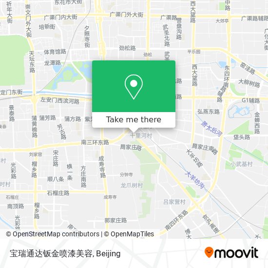 宝瑞通达钣金喷漆美容 map