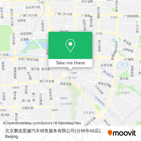 北京鹏龙星徽汽车销售服务有限公司(分钟寺4S店) map