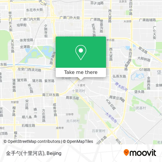金手勺(十里河店) map