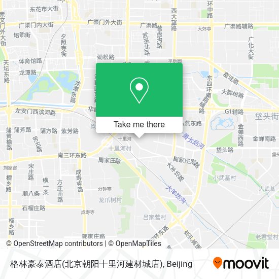 格林豪泰酒店(北京朝阳十里河建材城店) map