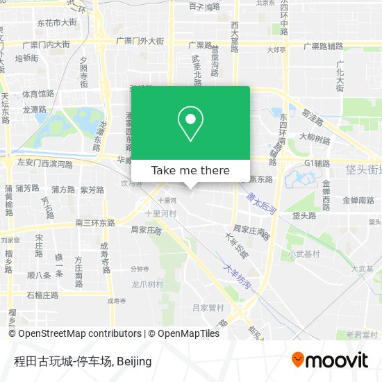 程田古玩城-停车场 map