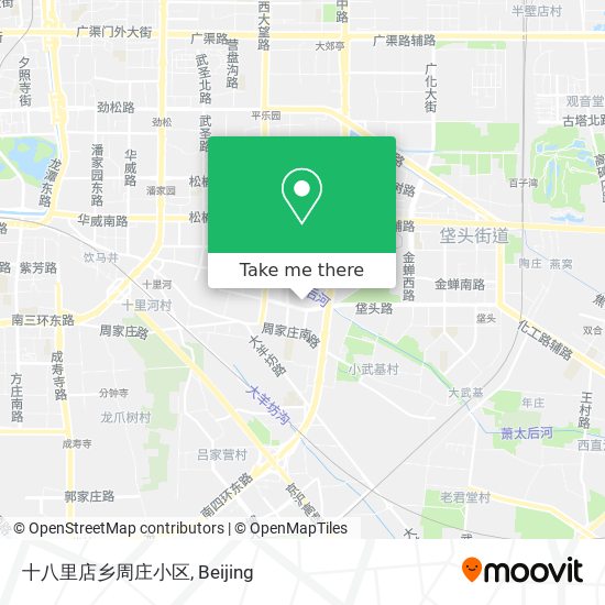 十八里店乡周庄小区 map