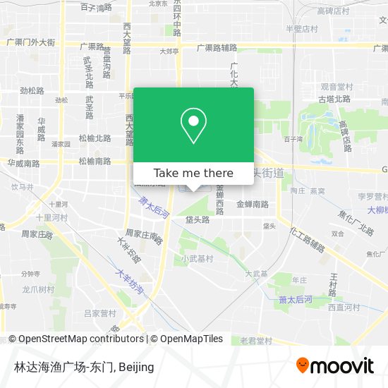林达海渔广场-东门 map