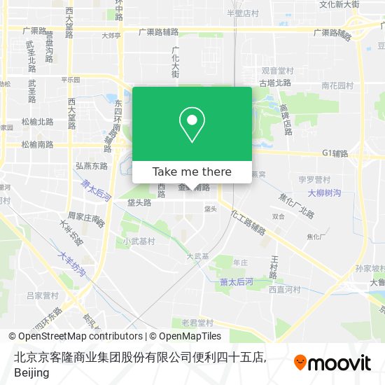 北京京客隆商业集团股份有限公司便利四十五店 map