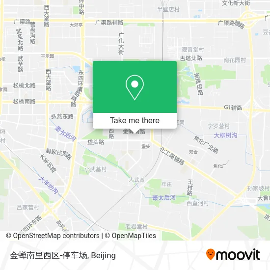 金蝉南里西区-停车场 map