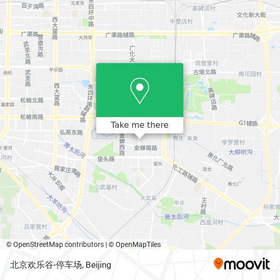 北京欢乐谷-停车场 map