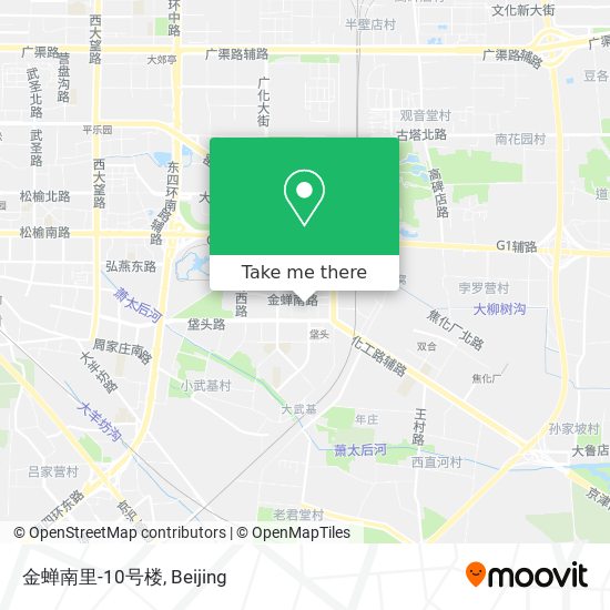 金蝉南里-10号楼 map
