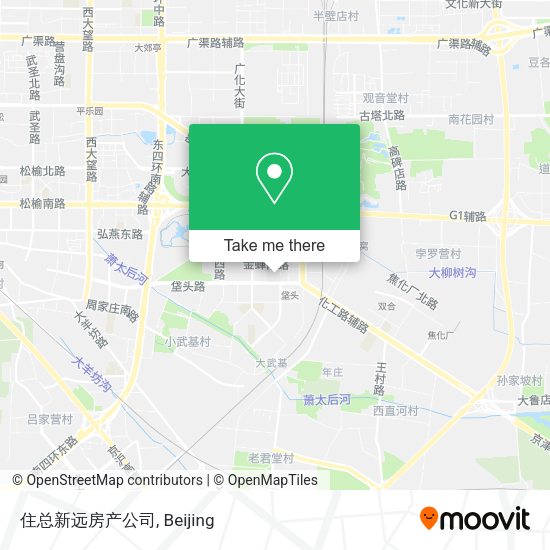 住总新远房产公司 map