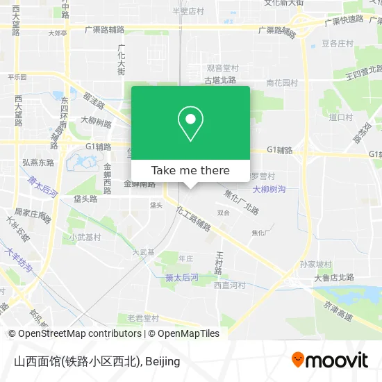 山西面馆(铁路小区西北) map