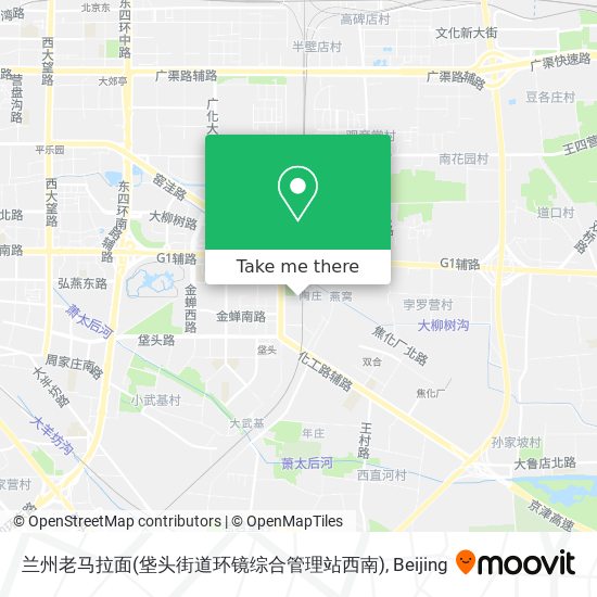 兰州老马拉面(垡头街道环镜综合管理站西南) map